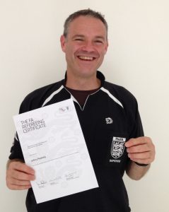 Badged & licensed to ref!